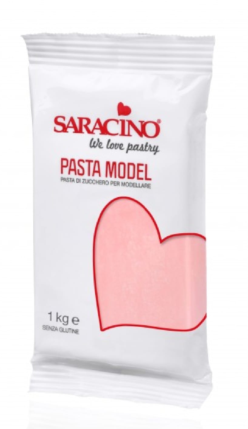 Pasta de zahar Saracino, Roz deschis, 1 kg