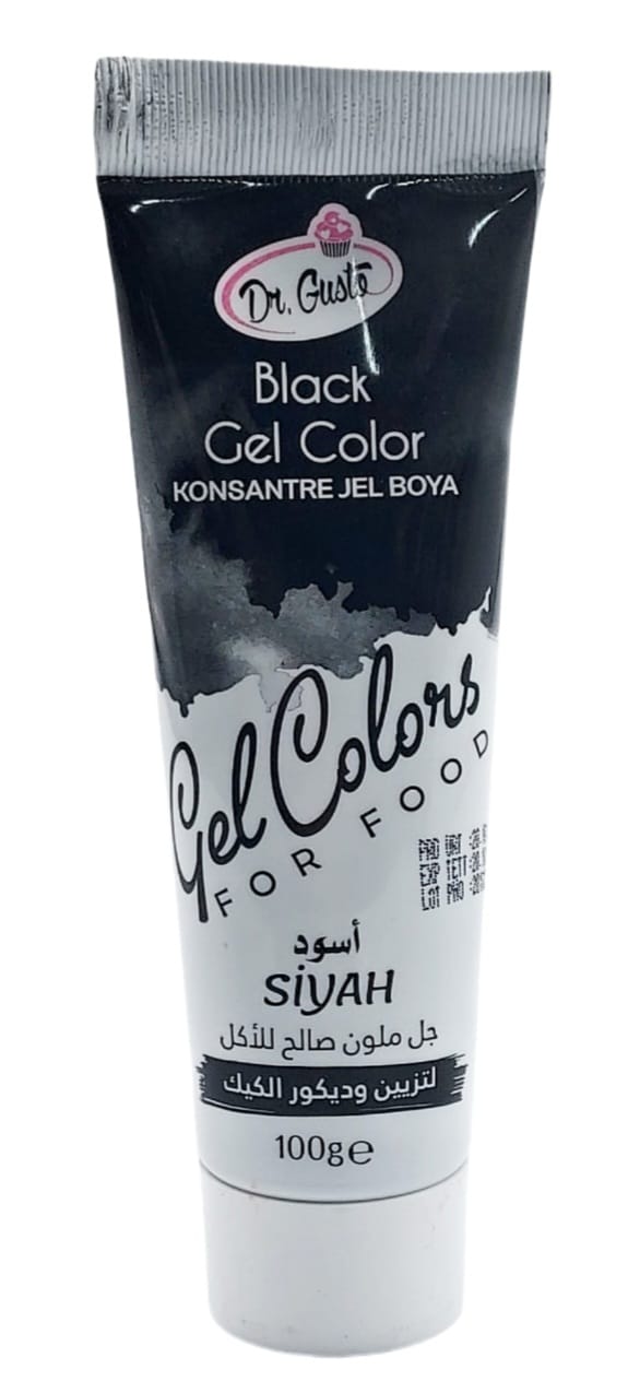 COLORANT GEL, DR GUSTO, 100gr, NEGRU