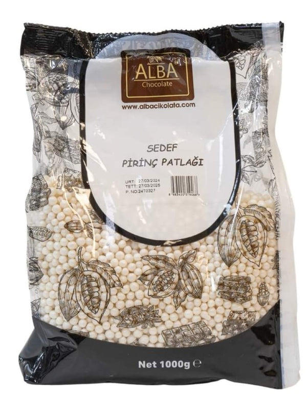 OREZ EXPANDAT GLAZURAT, ALB glazurat