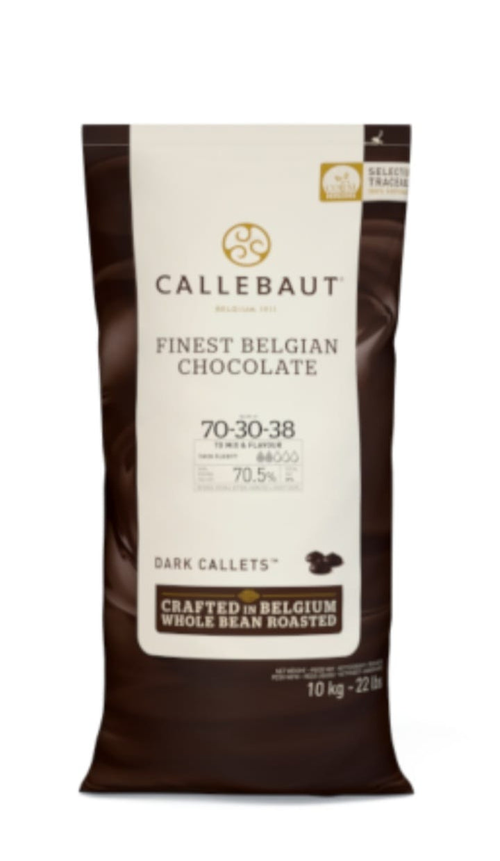 CIOCOLATA CALLEBAUT, 70% CACAO, 10 KG