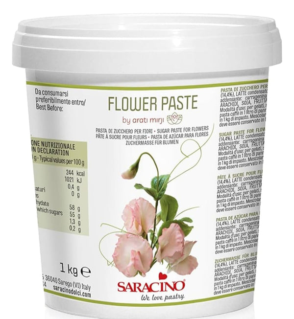 Pasta modelatoare pentru flori, Saracino, 1 kg