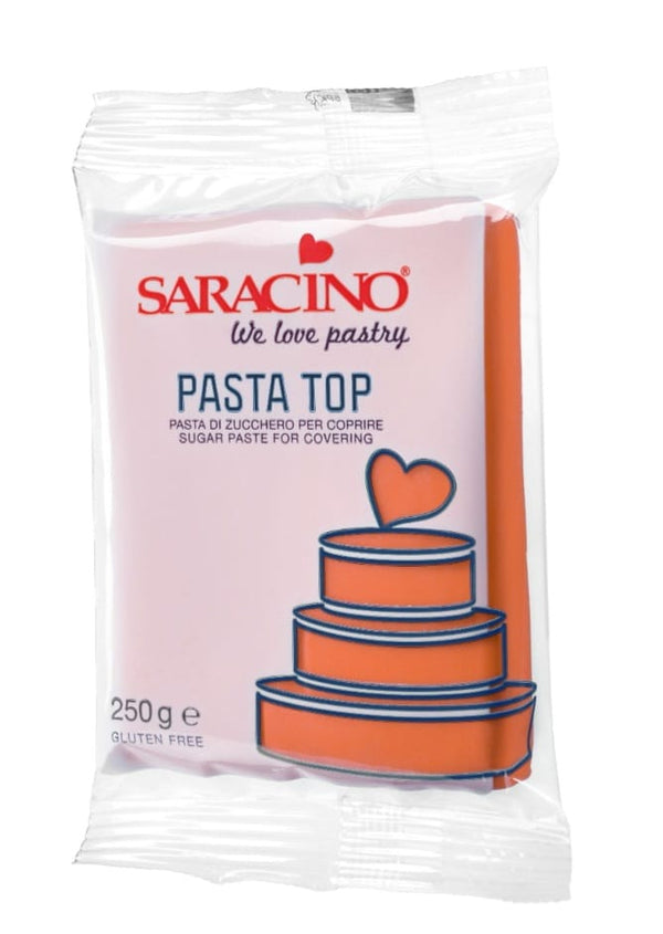 Pasta de zahar,Saracino , Top, 250 gr, portocaliu