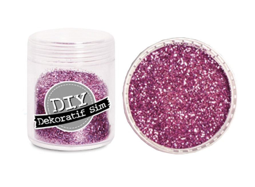 Glitter sclipici , Roz 10 gr, noncomestibil pentru machete si decor