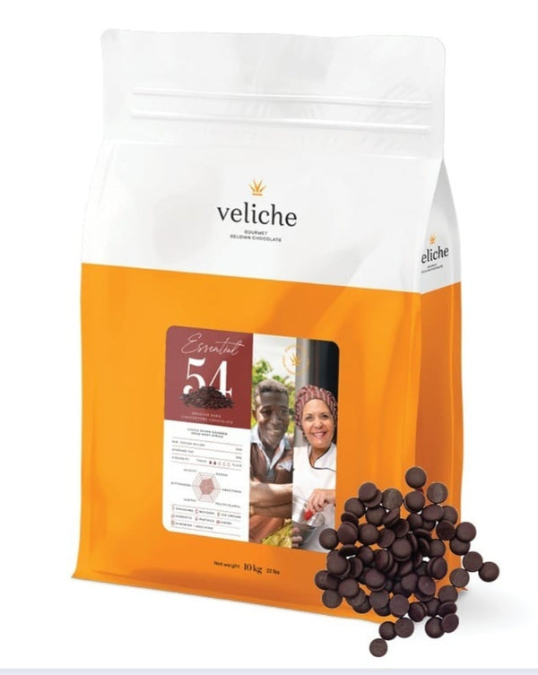 Ciocolata Belgiana VELICHE, Neagra Amaruie 54% ,400 gr (vrac)