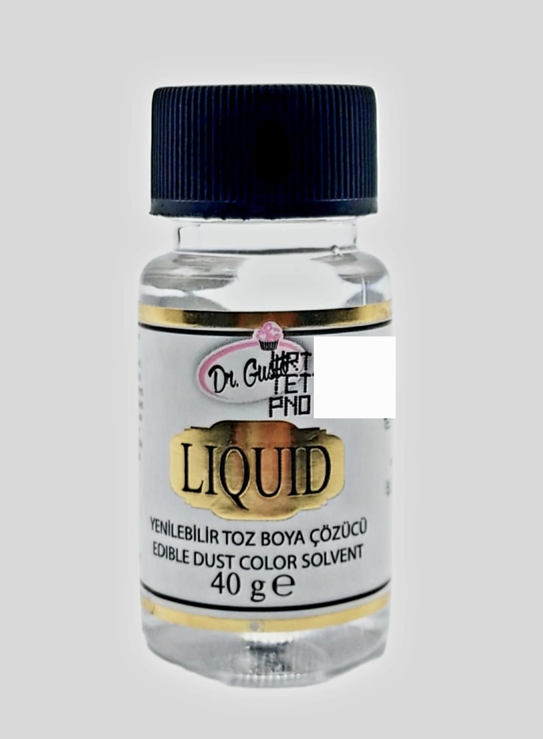 Dizolvant comestibil pentru pudra aurie decor, Solvent 40 ml