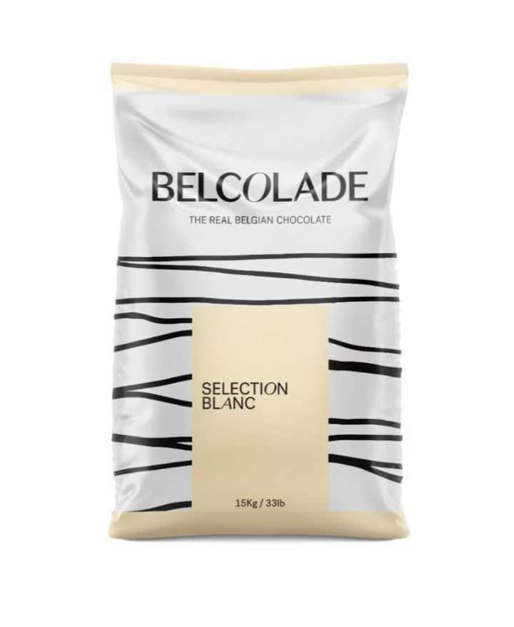 Ciocolata belgiana Alba, Belcolade, 31%, 15 kg