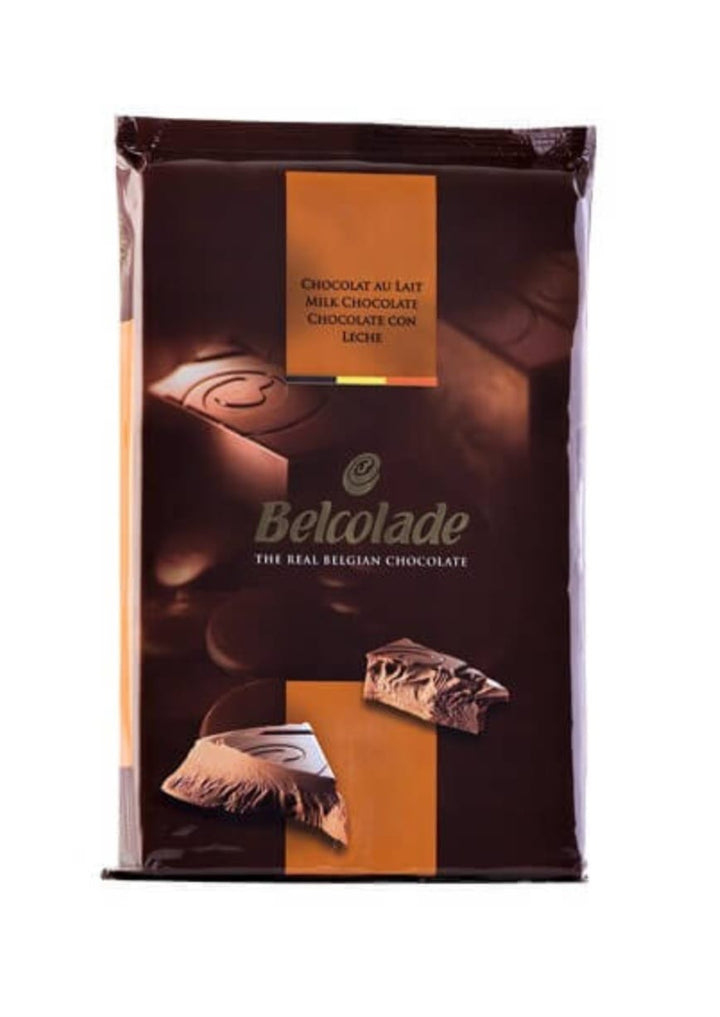 Ciocolata belgiana, Belcolade, cu Lapte, fara zahar, 5 Kg
