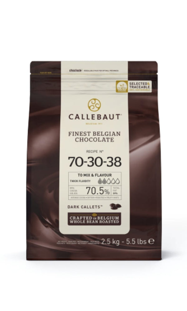 Ciocolata, Callebaut, 70% cacao, 2,5 kg