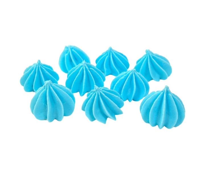 Mini bezele albastre, 9 buc