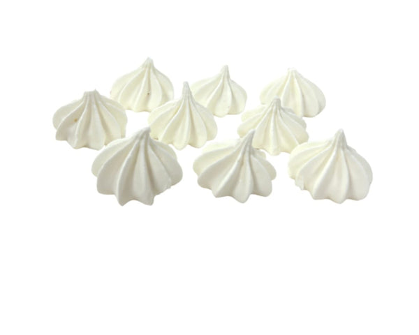 Mini bezele Alb , 9 buc