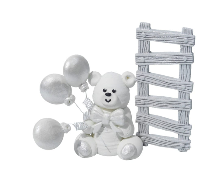 Decoratiuni pasta de zahar, Urs, baloane, scara