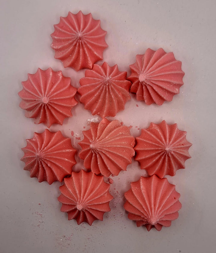 Mini bezele roz, 9 buc