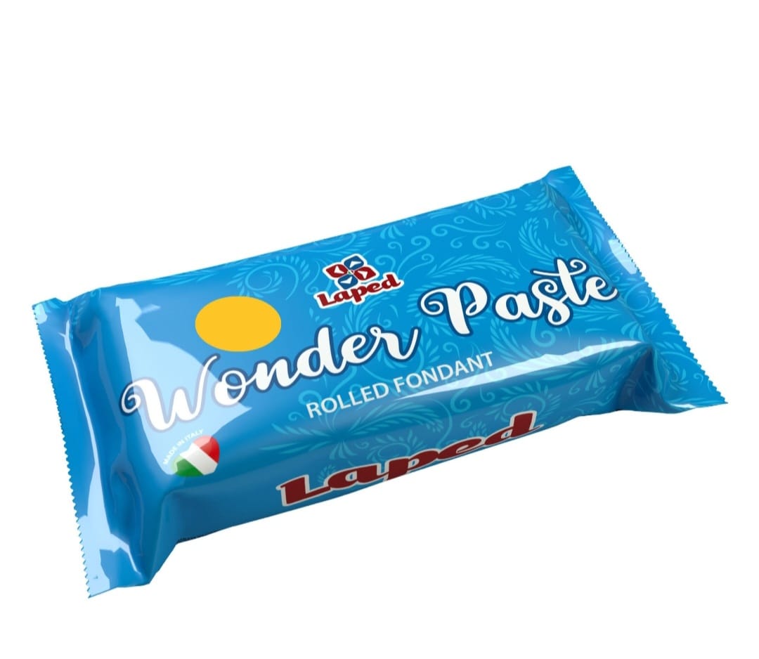 Pasta de zahar pentru acoperire, Laped Galben, 1 kg, A