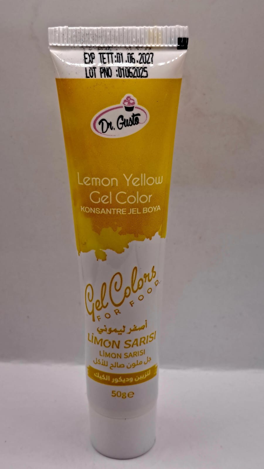 Colorant gel alimentar, 50 gr, Galben Lamaie