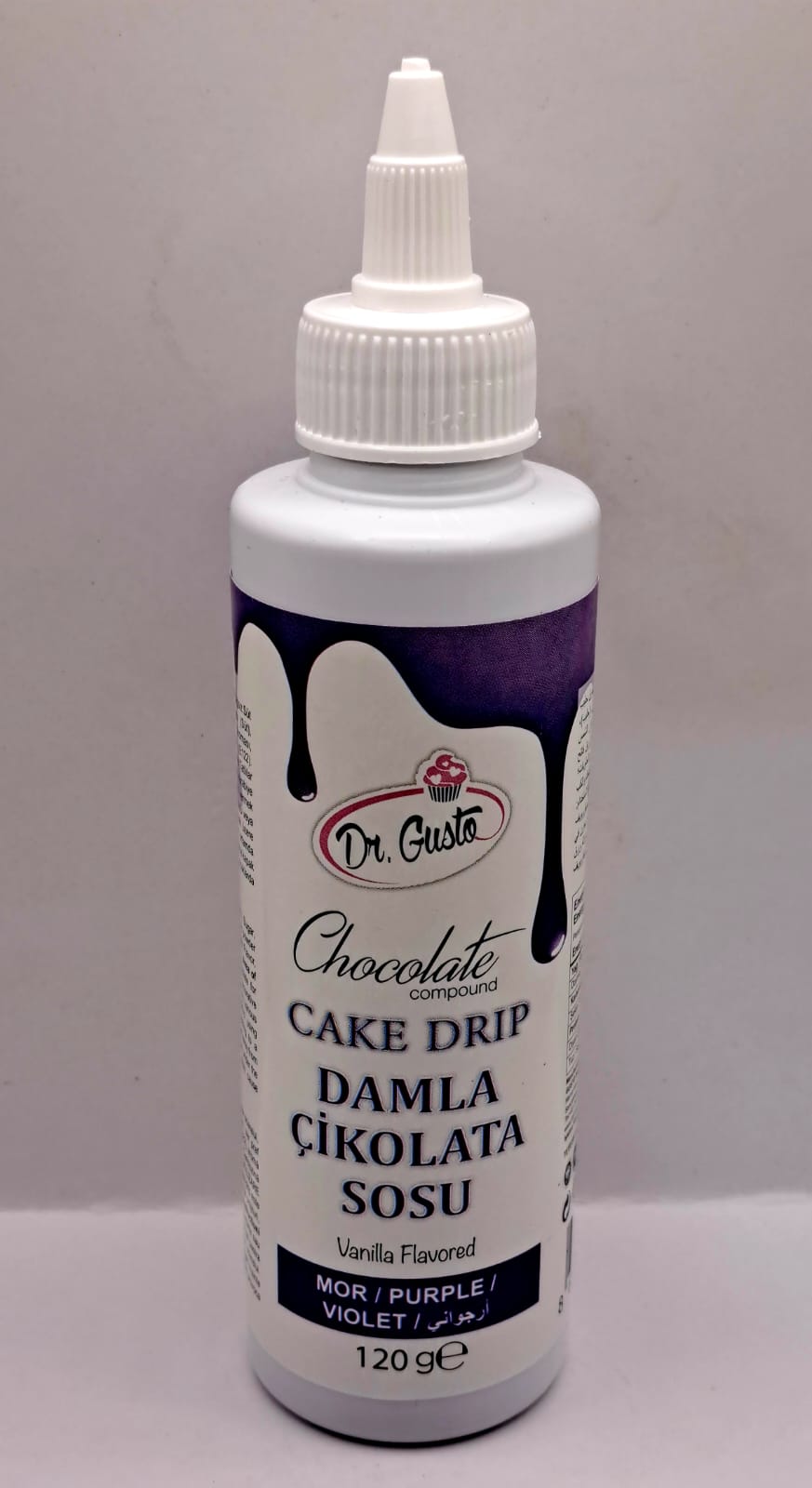 Cake drip, ciocolata temperata, 120 gr, Mov