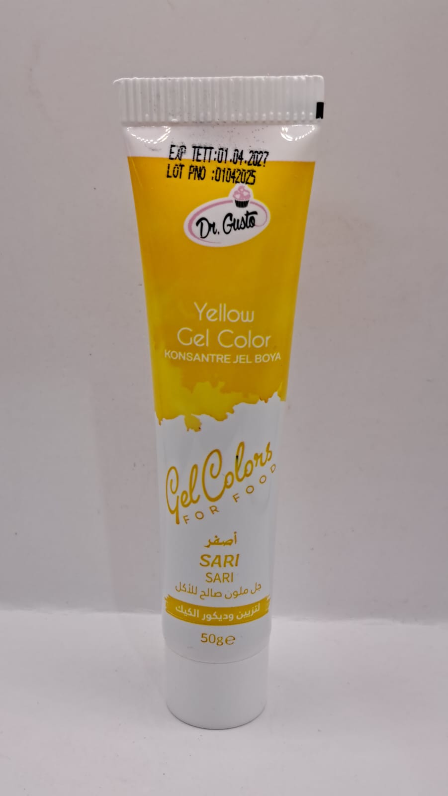 Colorant gel alimentar, 50 gr, Galben