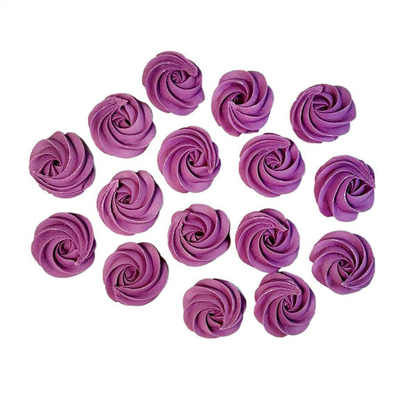 Decoratiuni pasta de zahar, bezele Mov