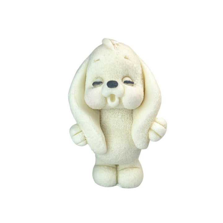 Decoratiuni pasta de zahar, Urs alb cu urechi lungi , nr 2