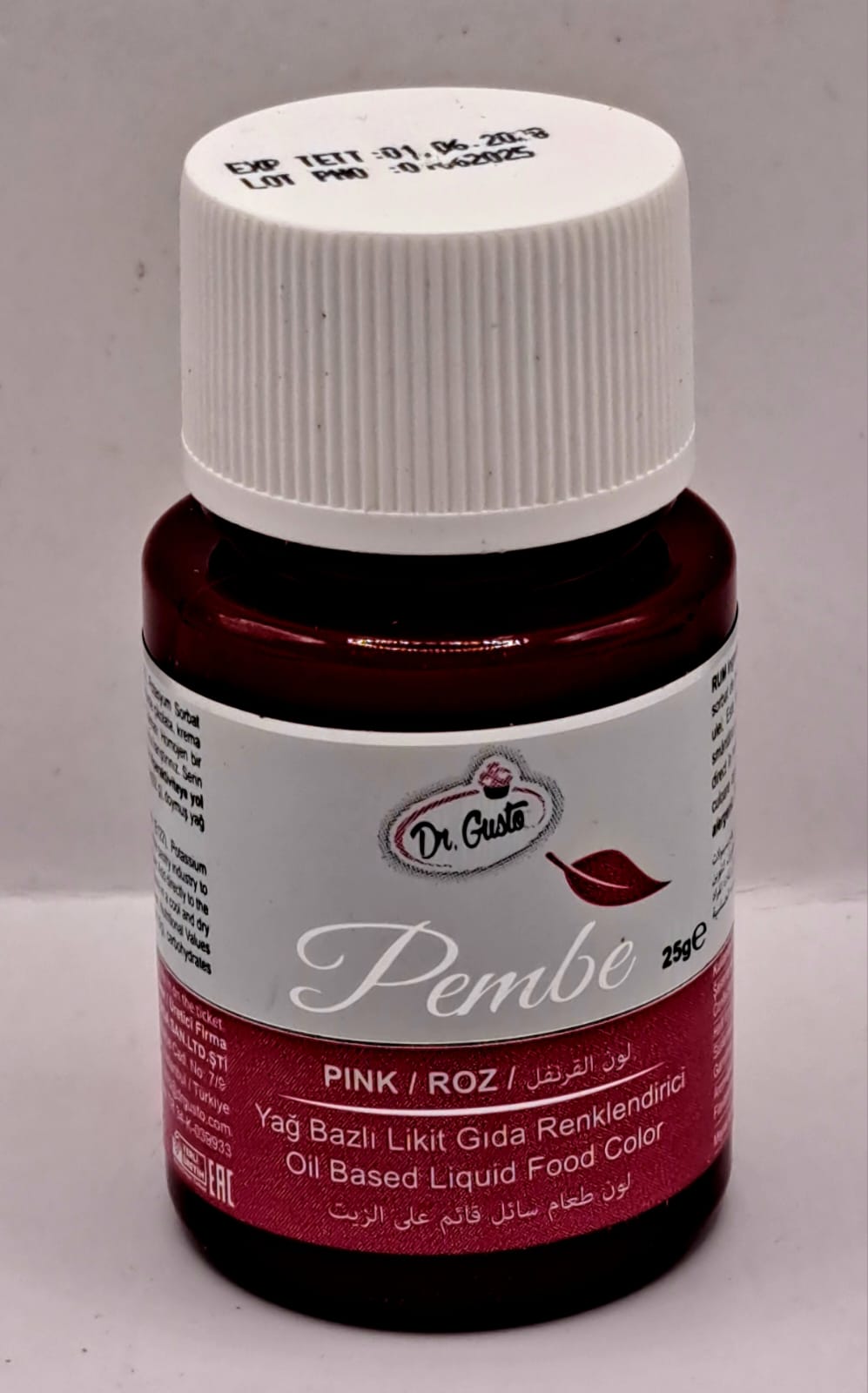 Colorant liposolubil Lichid, Roz, pentru ciocolata