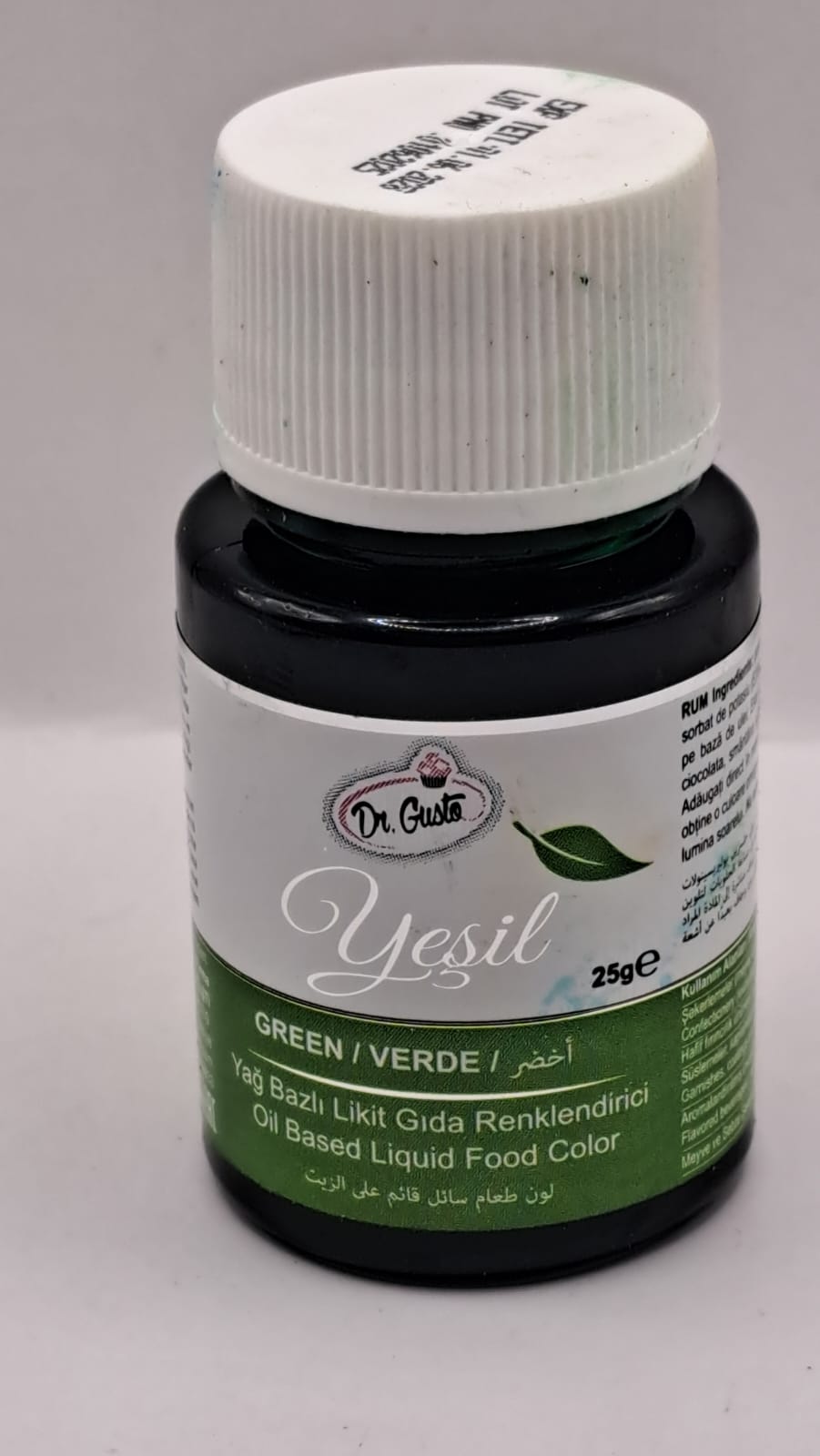 Colorant liposolubil Lichid, Verde, pentru ciocolata