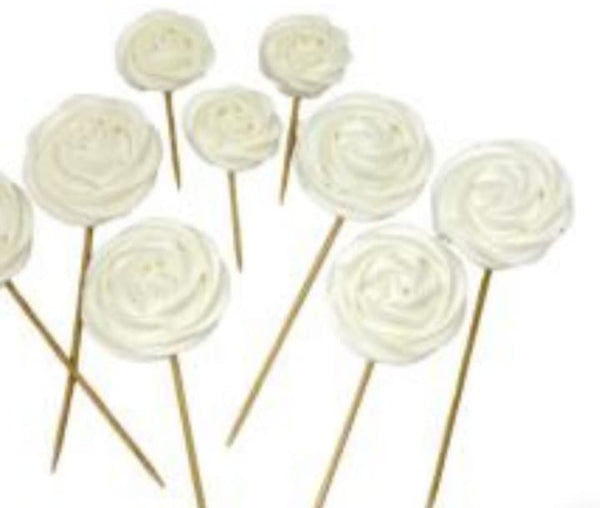 Decoratiuni pasta de zahar, bezele Alb , nr 2