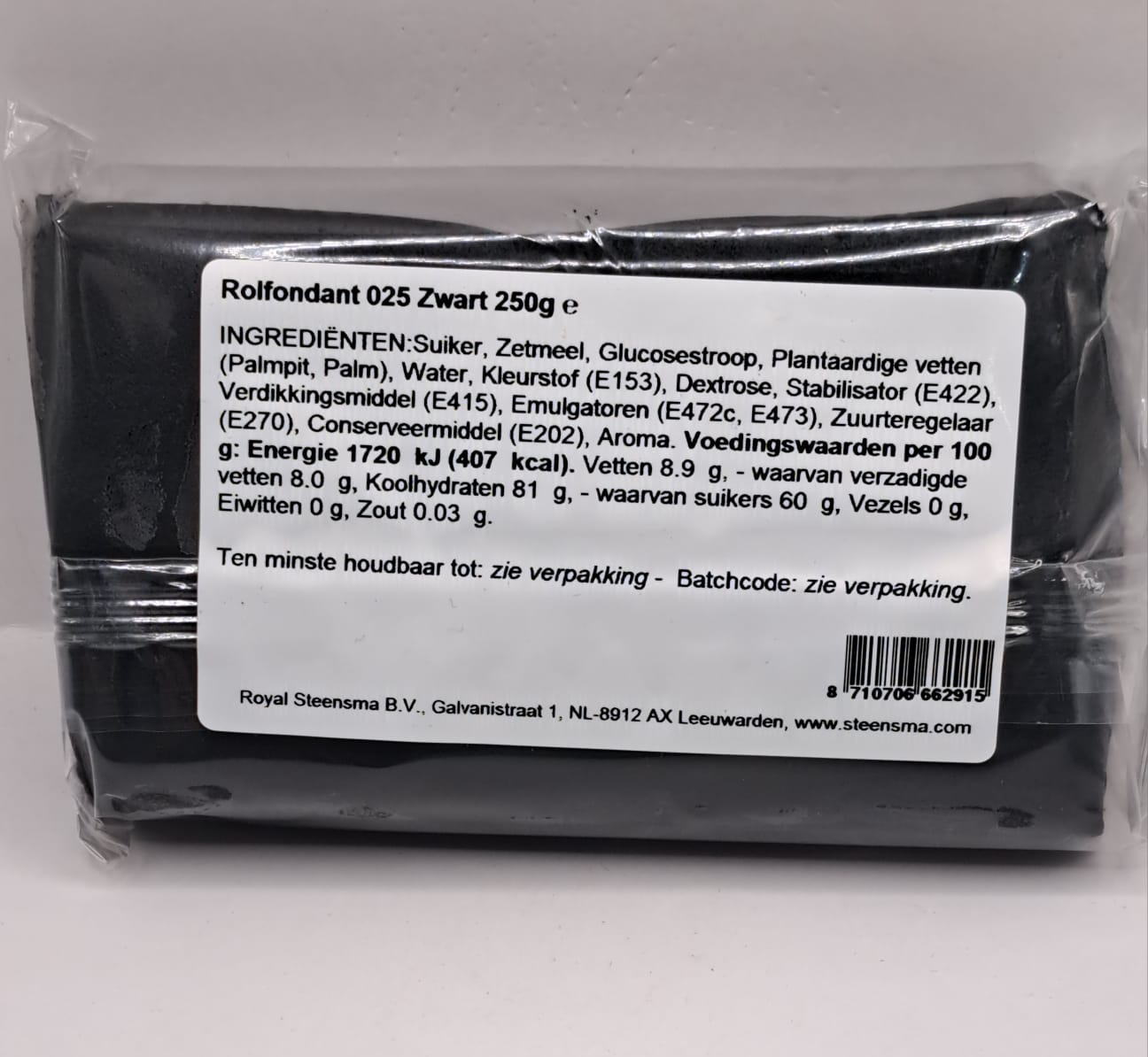 Fondant, 250 gr, Negru
