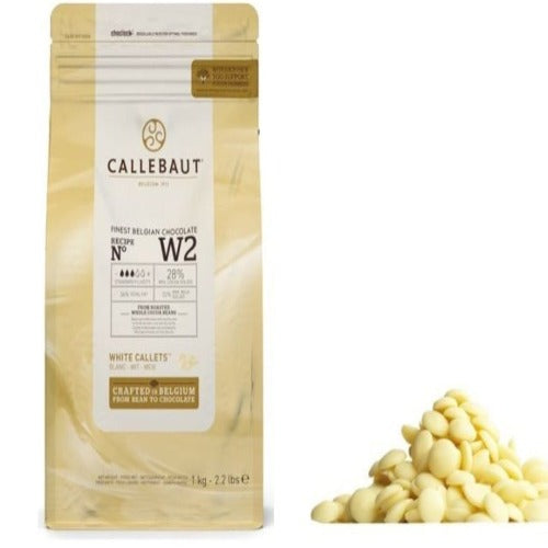 Ciocolata alba Callebaut,W2,(Vrac) 400 gr