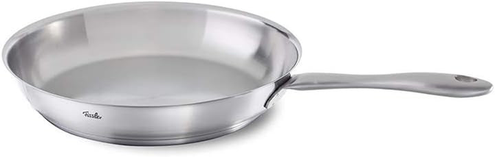 Fissler Catania / Edelstahl-Pfanne (Ø 28 Cm), Unbeschichtete Stielpfanne, Schmorpfanne, Ideal Zum Krossen Braten, Alle Herdarten - Auch Induktion