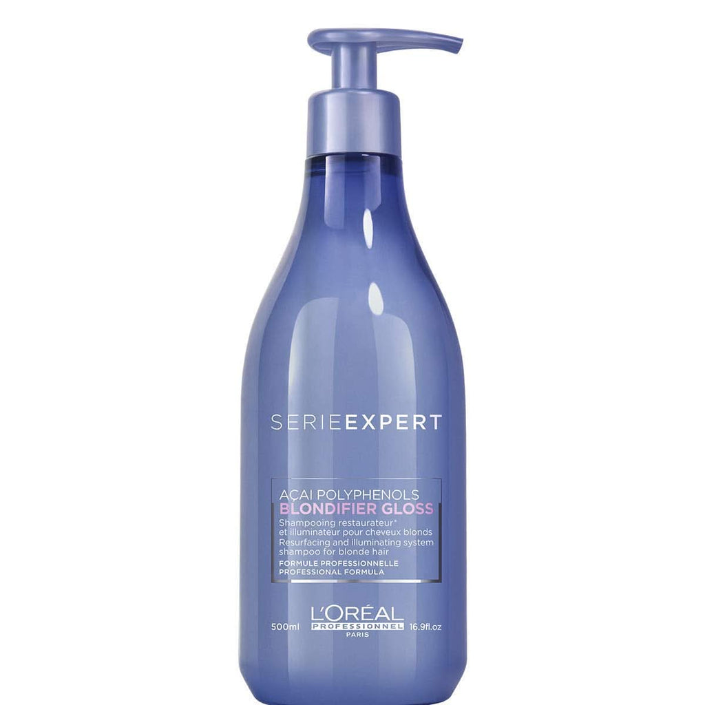 L'Oréal Professionnel Nährendes Haarshampoo Für Blondes Und Blondiertes Haar, Açaibeeren-Extrakt, Serie Expert, Blondifier Shampoo Gloss