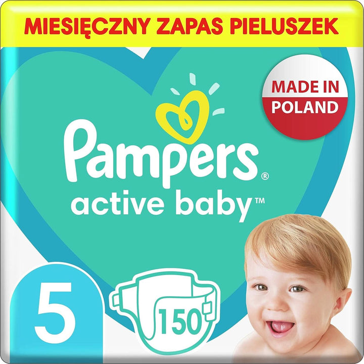 Pampers Active-Baby, Marimea 5, 150 buc