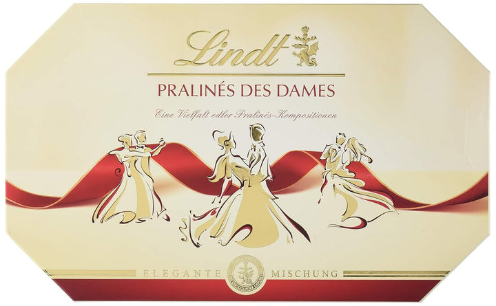 Lindt Schokolade Des Dames Pralinen | 250 G | Pralinés-Schachtel Mit 25 Feinsten Pralinen Kreationen in 12 Köstlichen Sorten Mit Und Ohne Alkohol | Pralinengeschenk | Schokoladengeschenk