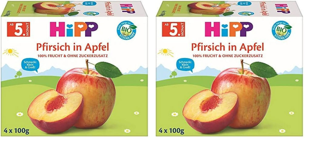 Hipp Bio Früchte Im Becher Banane in Apfel, 6Er Pack (6 X 400 G)