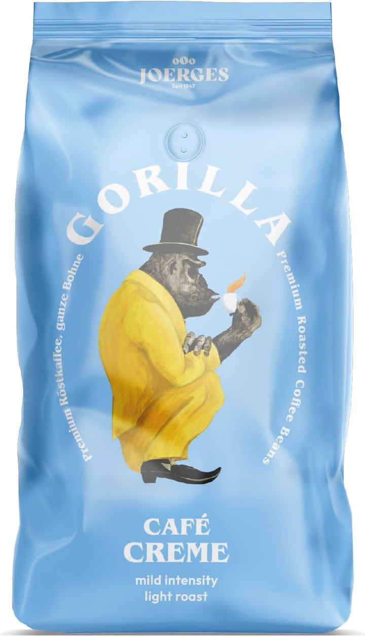 Ganze Bohne Gorilla Café Creme, 1 Kg