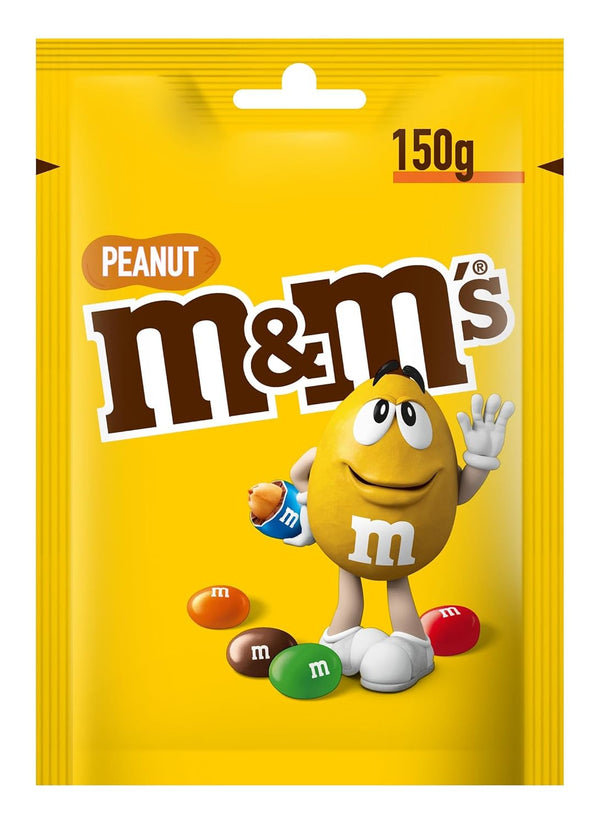 M&M'S | Peanut | Schokolinsen Mit Erdnusskern | Schokolade Geschenk | Eine Packung (1 X 150G)