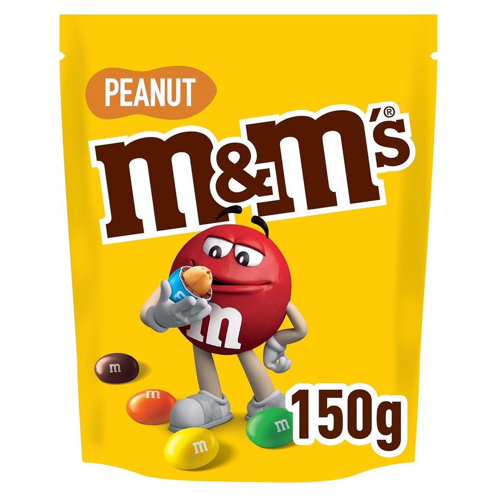 M&M'S | Peanut | Schokolinsen Mit Erdnusskern | Schokolade Geschenk | Eine Packung (1 X 150G)