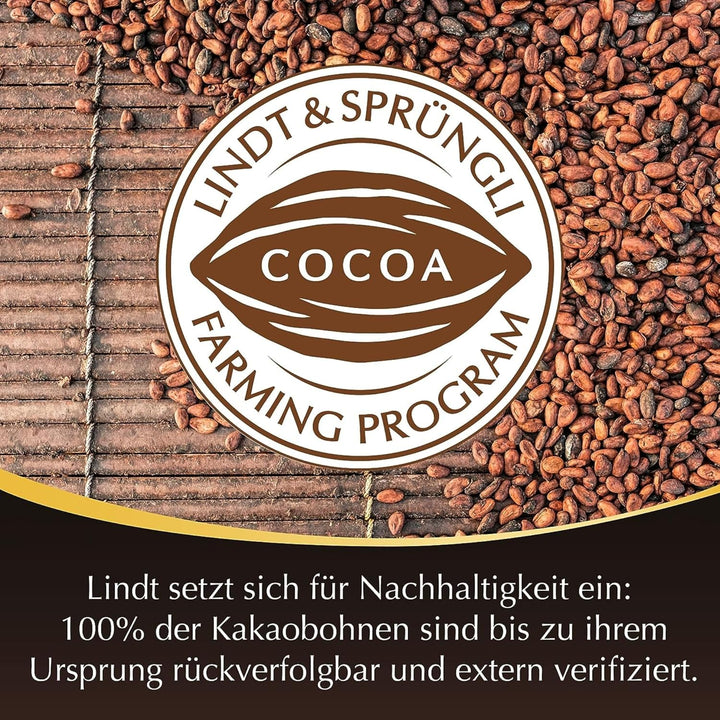 Lindt Schokolade LINDOR Schokoladenherzen | 500 G | Ca. 35 Herzen Aus Dunkler Schokolade (70 %) Mit Zartschmelzender Füllung | Pralinengeschenk | Schokoladengeschenk