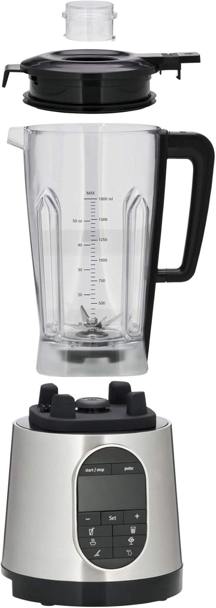 WMF Kult Pro Hochleistungs-Standmixer 1.600 Watt, 36.000 U/Min, Mixbehälter 1,8L, 6 Autoprogramme, Smoothie-, Ice Crush- Und Intervall-Funktion