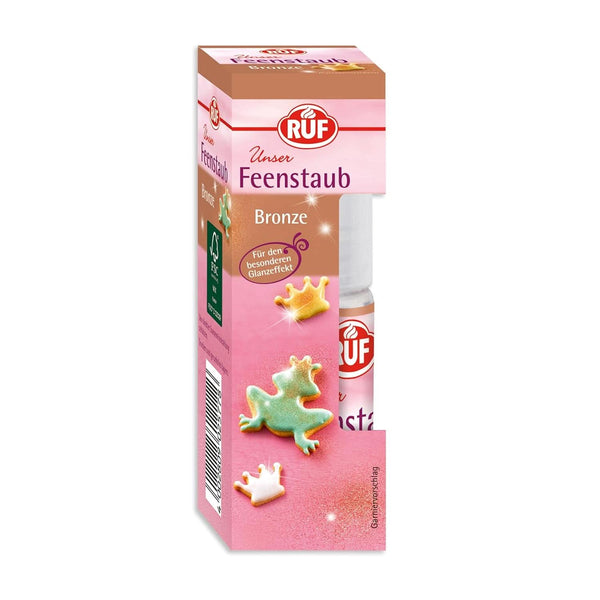 RUF Fairy Dust, praf de sclipici comestibil într-o sticlă cu pompă pentru pulverizare, 10 grame