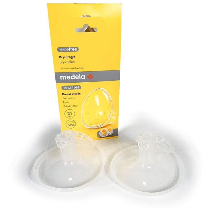 Medela Freihändige Brustschilder, 2X Brustschild, Bpa-Frei, Medela Hands-Free Pumpzubehör, Freihändige Auffangbecher Zubehör