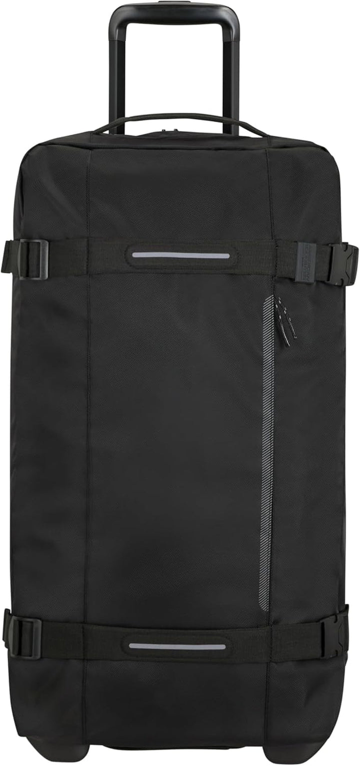 American Tourister Urban Track - Geantă de voiaj cu 2 roți, 55cm, 55L, negru (Asphalt Black) - Naty Shop