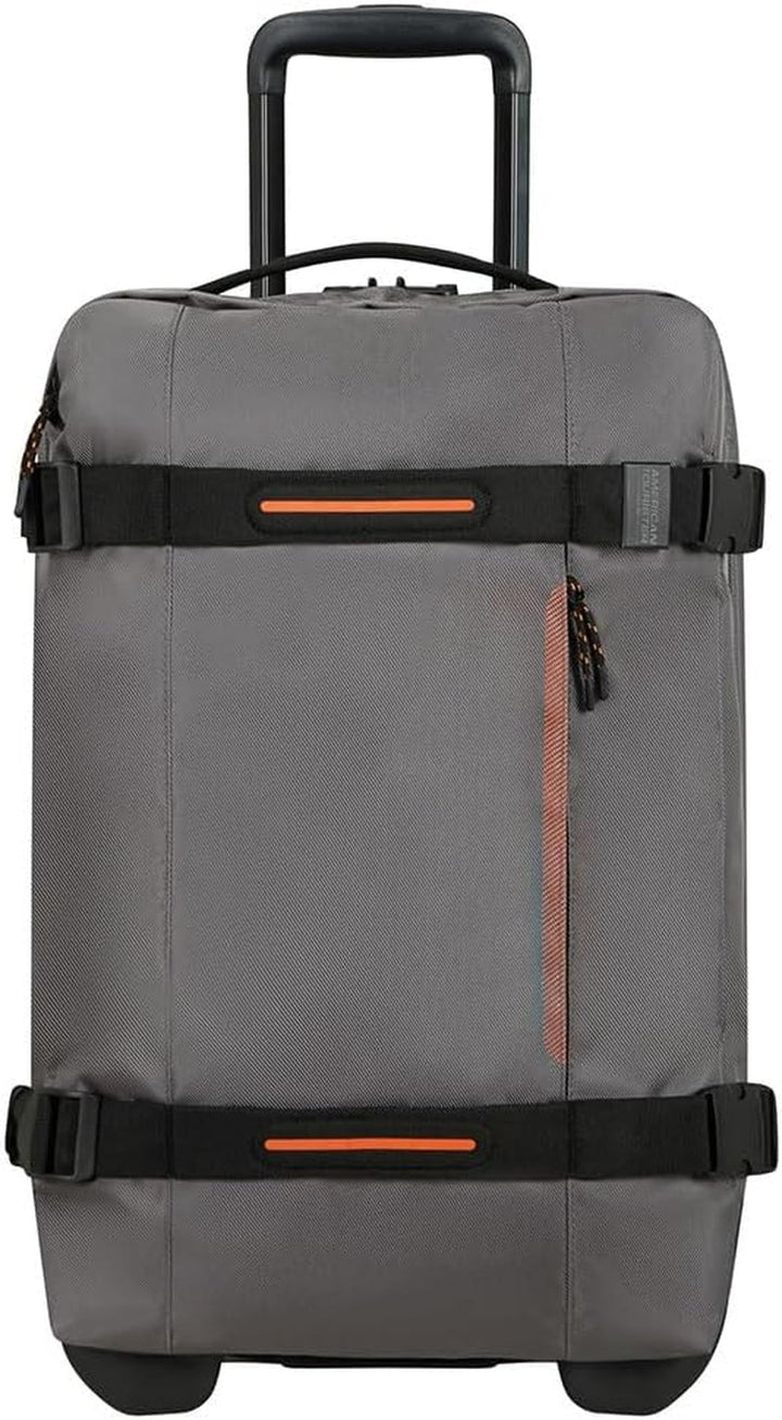 American Tourister Urban Track - Geantă de voiaj cu 2 roți, 55cm, 55L, negru (Asphalt Black) - Naty Shop