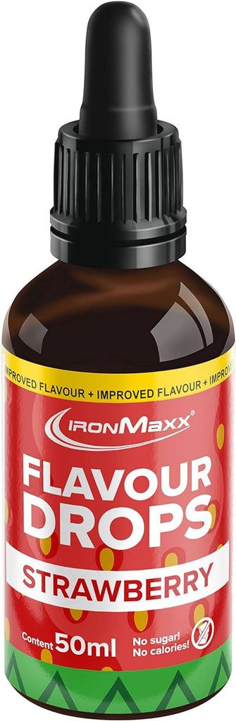 Picături aromate Ironmaxx - Fără calorii și fără zahăr, 50 ml