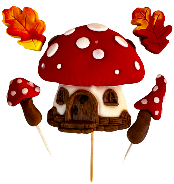 Set 5 decoratiuni comestibile, toamna