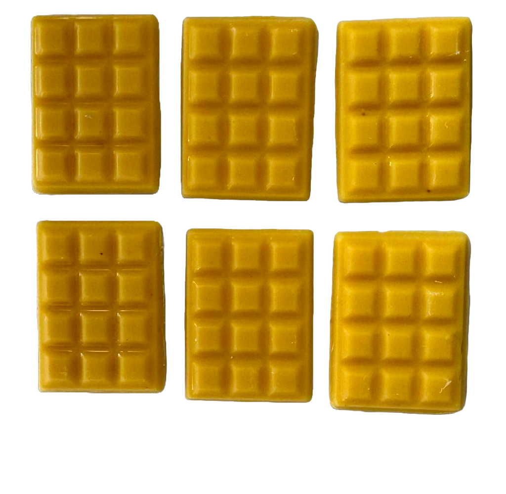 Mini tablete ciocolata alba pentru decor, 3.5*2.5 cm - galben - Nati Shop 