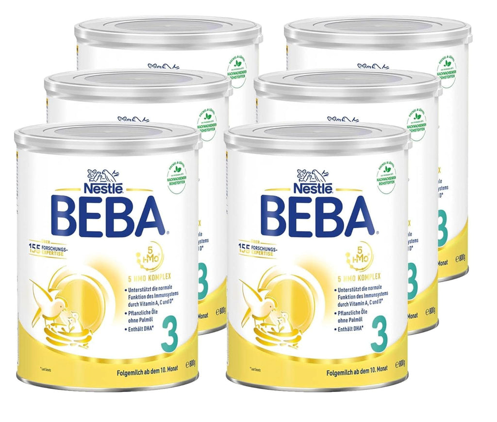 Nestlé BEBA 3 lapte praf de continuare, formulă de continuare de la 10 luni, pachet de 3 (3 X 800G)