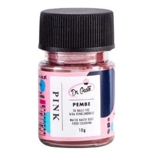 Colorant pudra sidef, pentru pasta de zahar si creme, roz baby, 10 gr