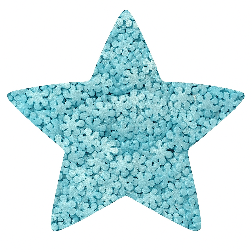 Sprinkles Fulgii De Nea 100 g - Decor Colorat Pentru Prăjituri Și Deserturi Delicioase