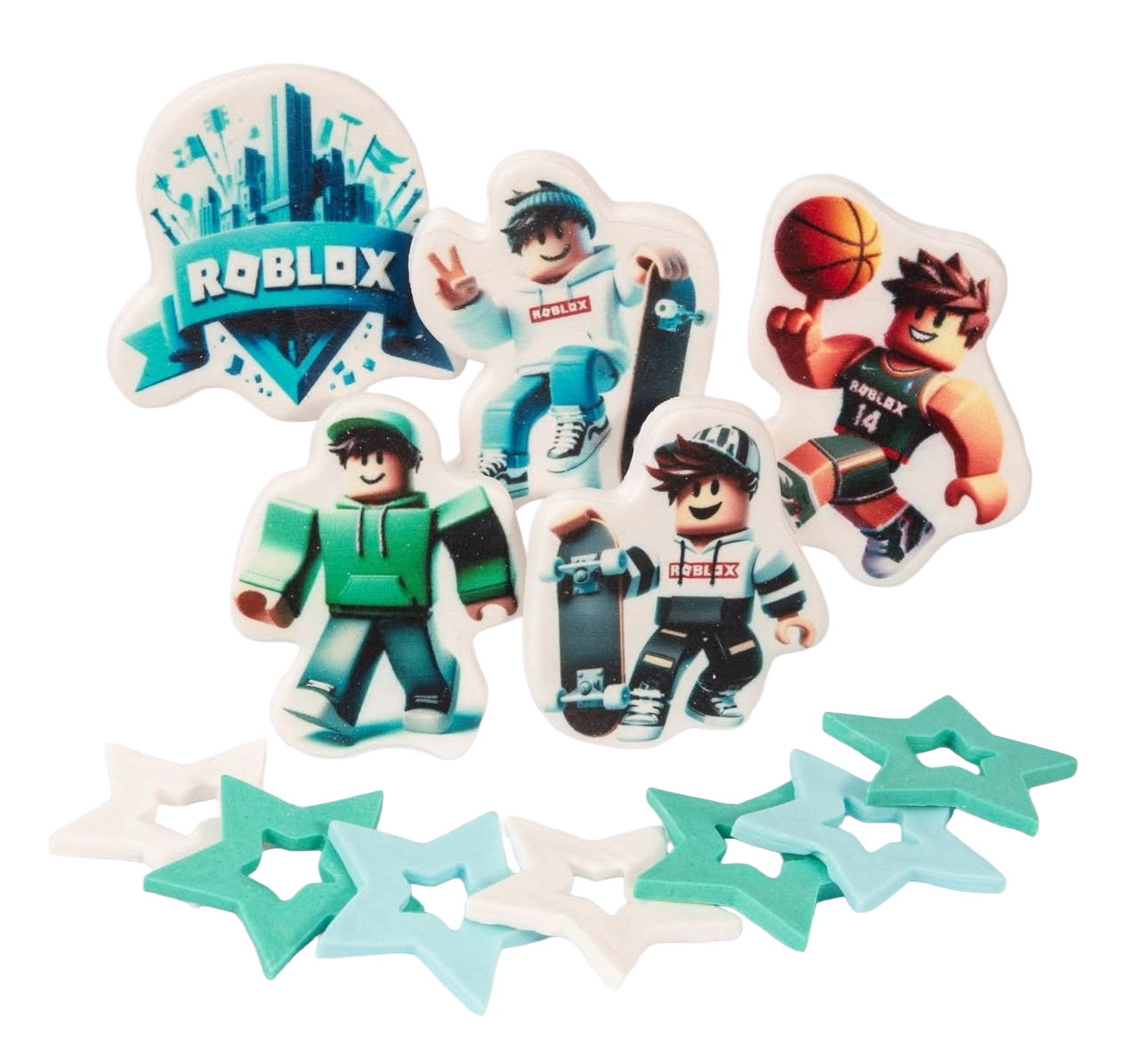 Set 12 decoratiuni comestibile, Roblox
