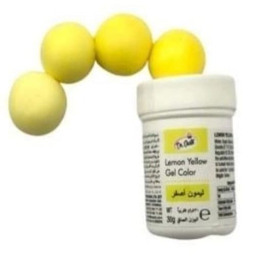 Colorant gel alimentar, 30 grame, galben lamaie