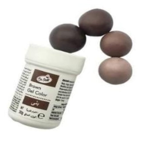 Colorant gel alimentar, 30 grame, maro